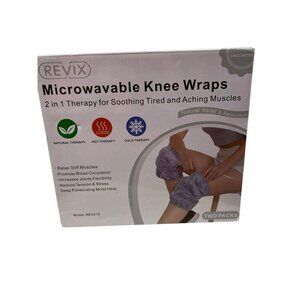 REVIX Microwave Heating Pad Wraps for Knee Pain Relief & Arthritis NEW